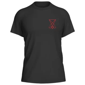 Camiseta Sigilo de Lúcifer – Estampa Red