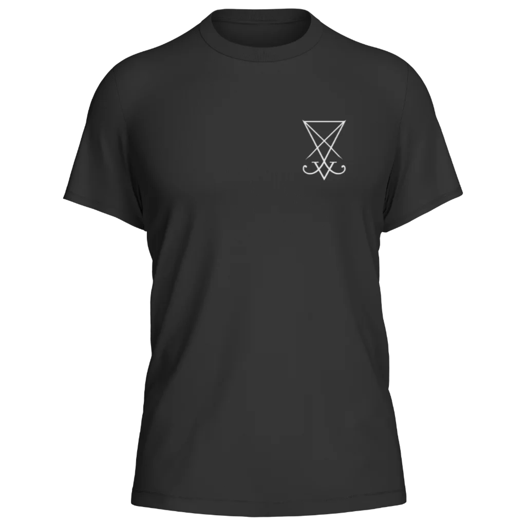 camiseta sigilo lúcifer preta